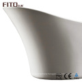 Modern Shaped Backrest Solid Surface Freestanding Acrylic Bathtub